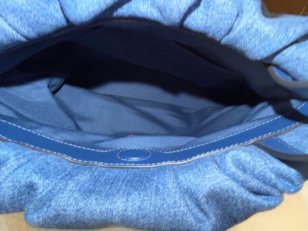 ⭐︎超美品　コーチ　ドローストリング　デニムショルダーバッグ