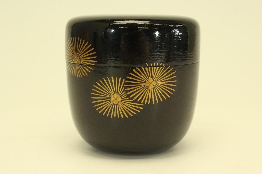 茶道具 而妙斎好 唐松蒔絵 一閑 大棗 一峰作 共箱 美品(A947) - メルカリ