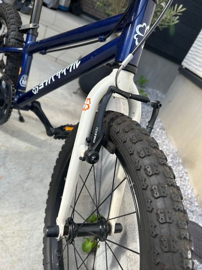 ヨツバサイクル　18インチ　ネイビー　※神奈川川崎市　直接引き取り希望