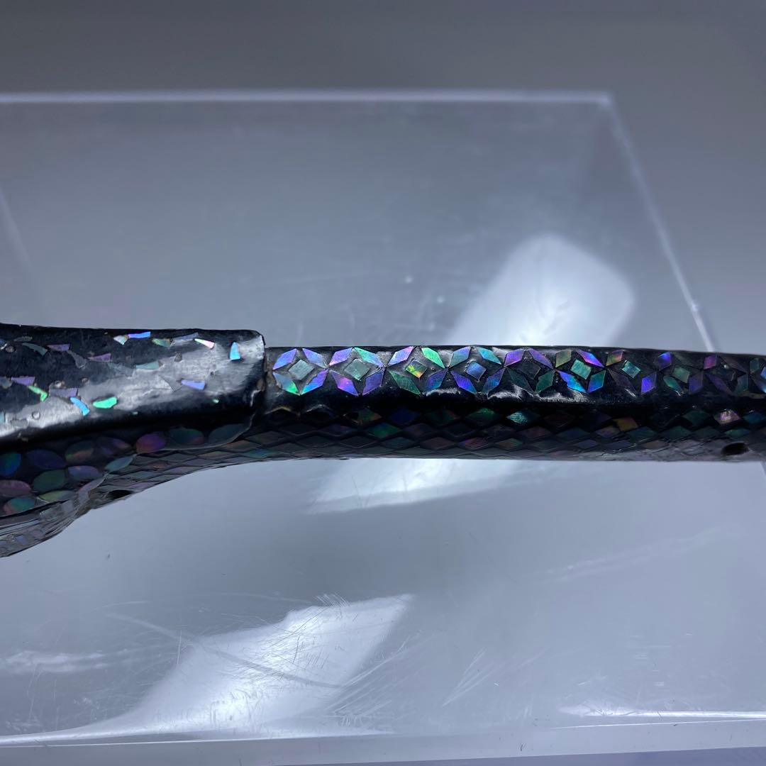 古銅 極上螺鈿 矢立 トコオ 105g 東里7-0402☆2F