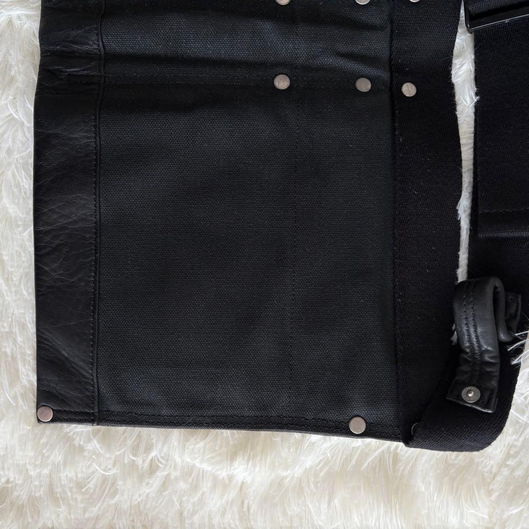 超希少 NEIGHBORHOOD ポーター レザー エプロン ネイバーフッド 黒