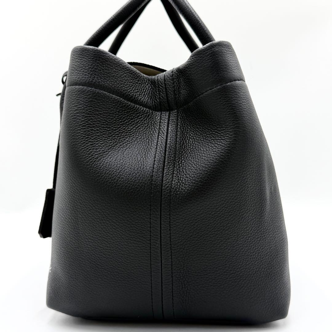 【極美品】ADMJ トートバッグ アールデコモティーフ スパニッシュ ブラック