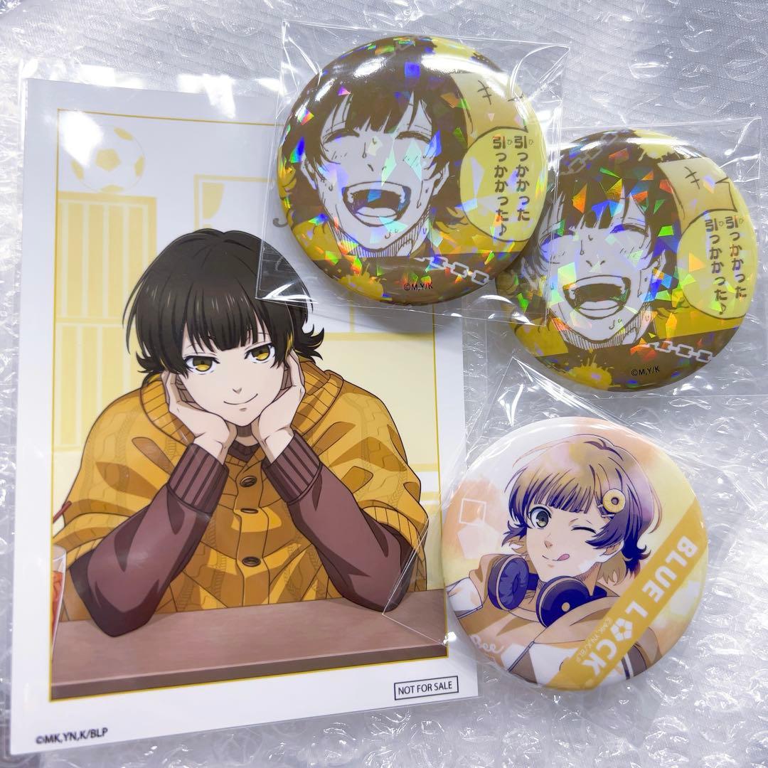 ブルーロック 蜂楽 crux 中国 缶バッジ ノスタルジー 一休み 特典