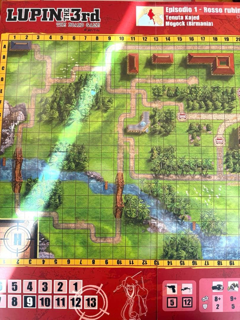 ルパン三世】 海外版 ボードゲーム [日本語訳付]