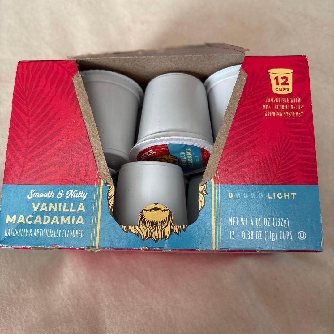 ライオンコーヒー キューリグ用K-Cup バニラマカダミア 12カップ