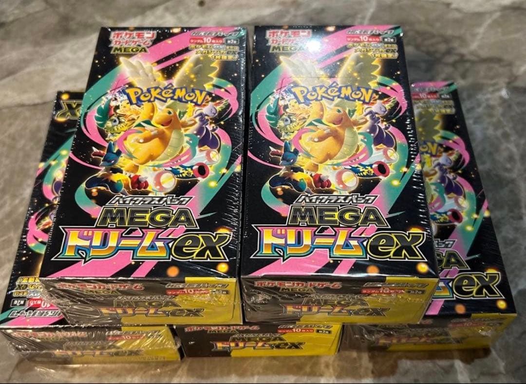 ポケモンカード MEGAドリームex 5BOX シュリンク付 - メルカリ