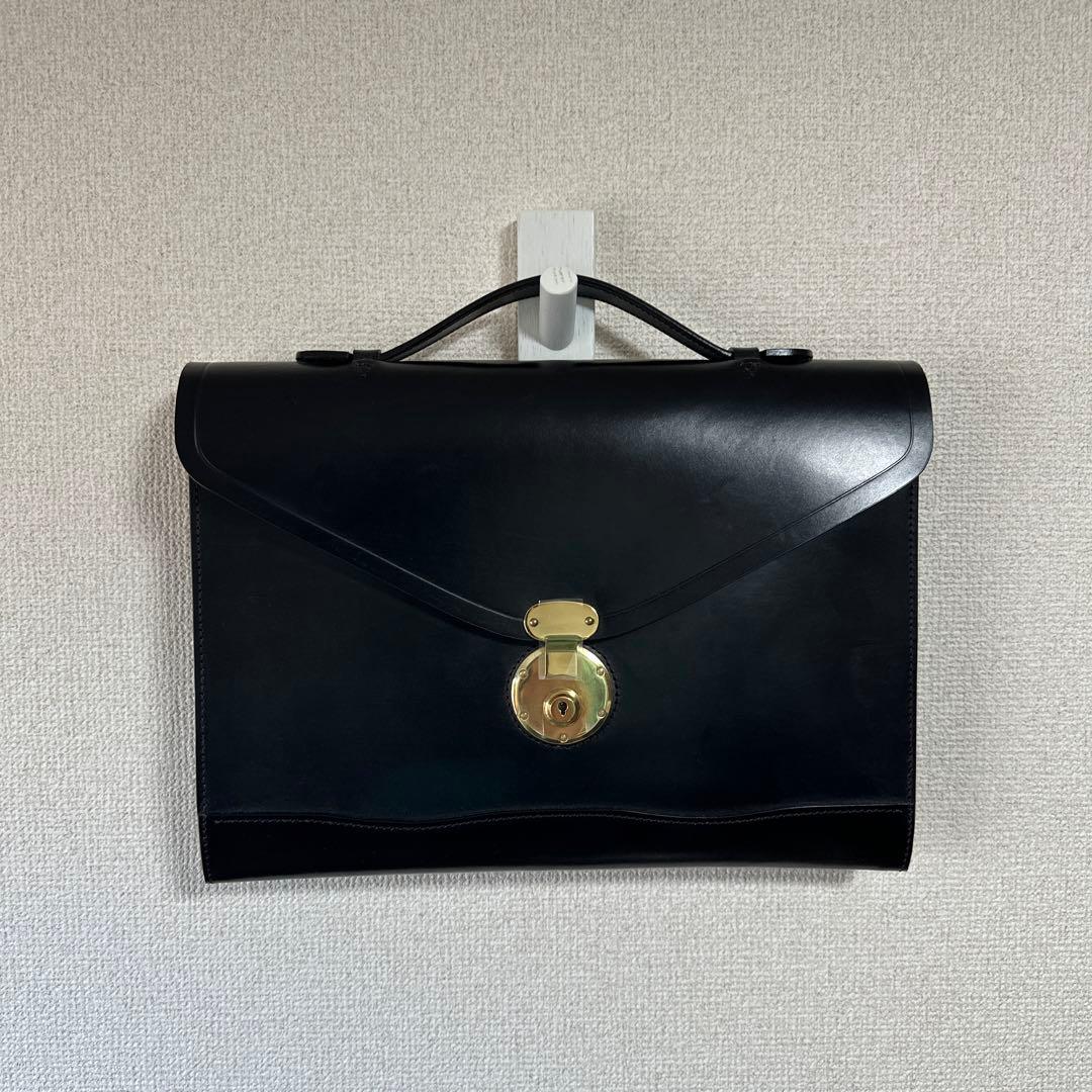 新品未使用　大峡製鞄　ドキュメントケース　黒　オオバセイホウ　OHBA