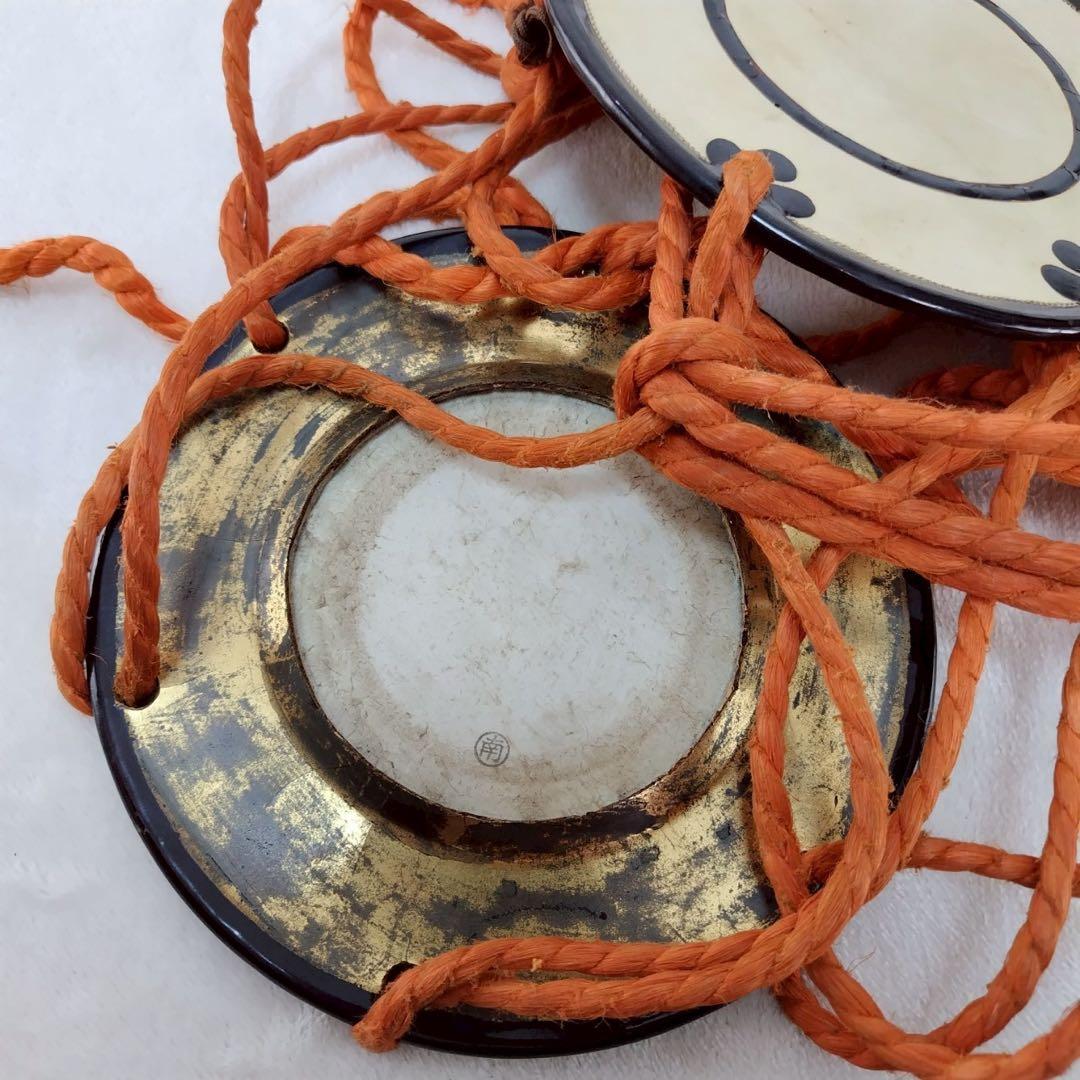 小鼓 和楽器 打楽器 締太鼓 能 歌舞伎 伝統芸能 金蒔絵 本革 雅楽