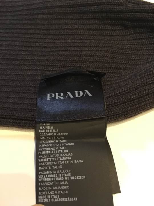 ニット帽 プラダ PRADA 】 ニットキャップ ユニセックス ※希少 楽天