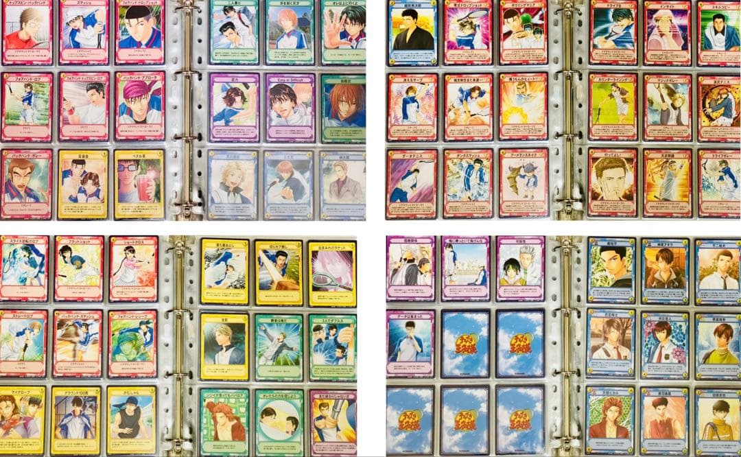 テニスの王子様トレカ大量1200枚以上セット！カードホルダー、カードケース付き