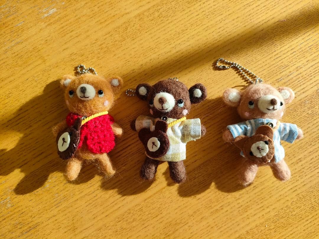 羊毛フェルト 動物 11匹