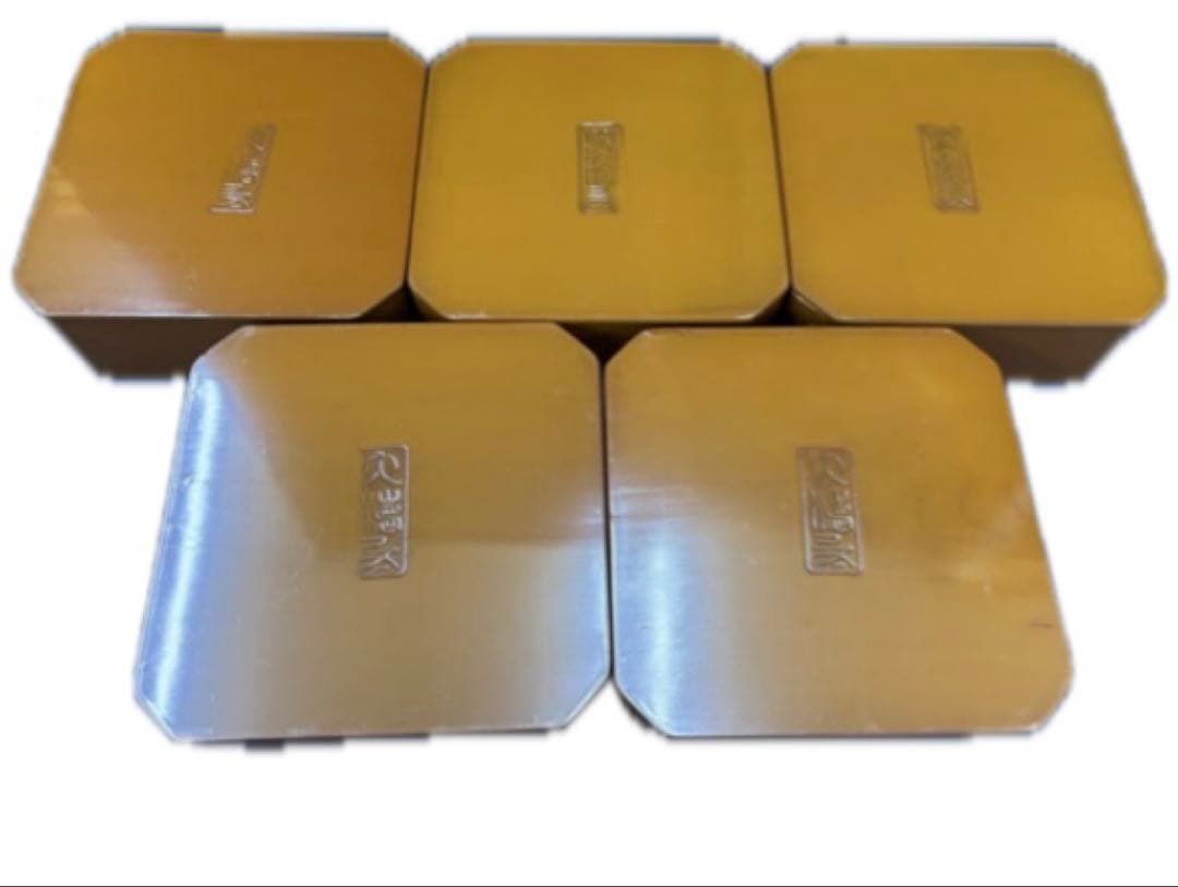 堅地屋清兵衛 大徳寺形縁高 ５段 茶道具 菓子器