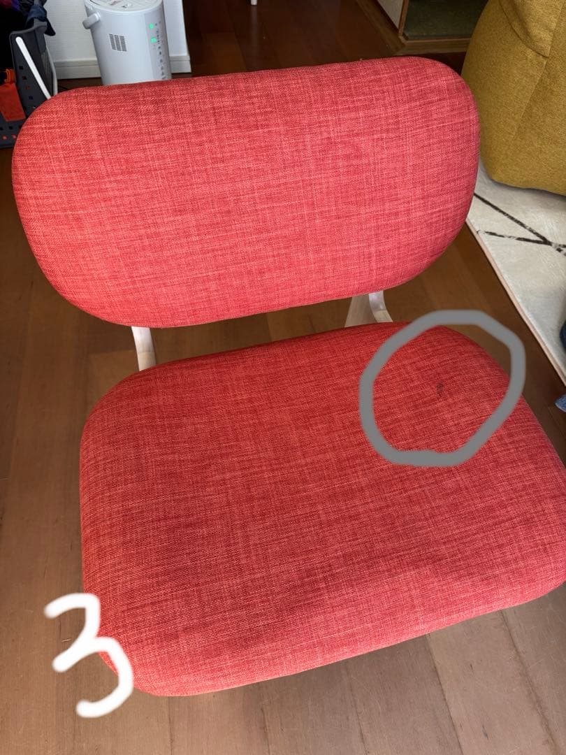 リビングダイニング1人用チェア