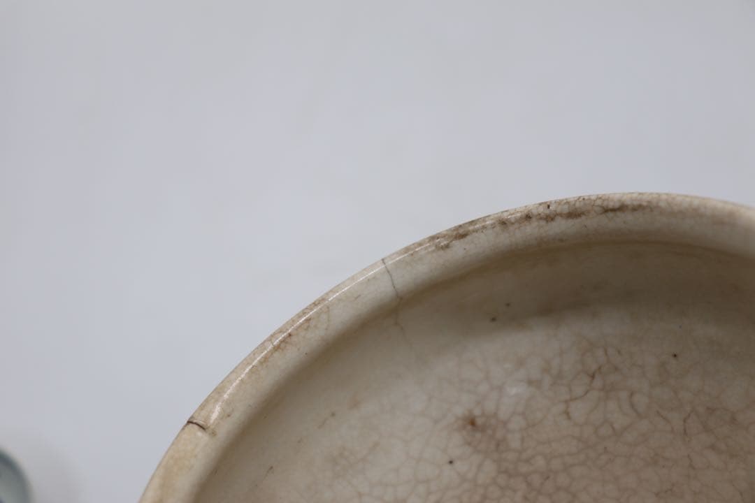 中国　染付　龍紋唾壺　送料込み0621