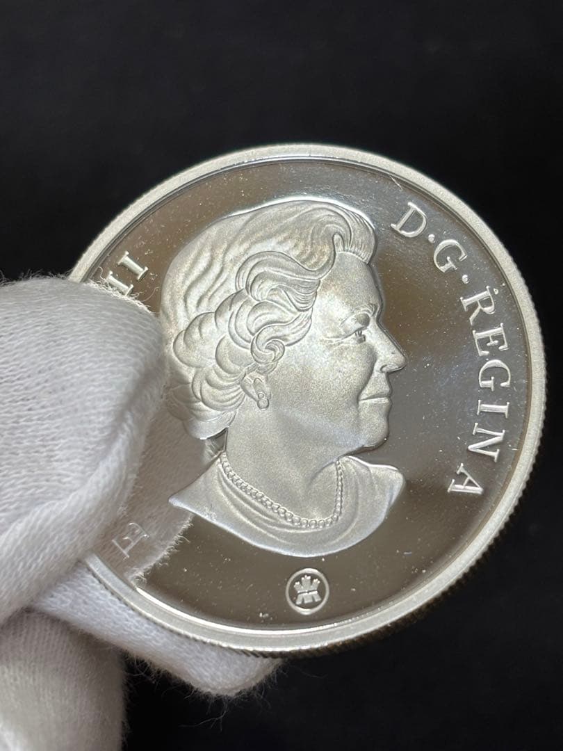 純銀製】1オンス カナダ1920年炭鉱労働者採掘石炭貿易 プルーフ