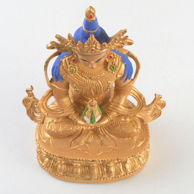仏教美術 古銅鍍金 チベット仏 仏像 置物 V 9376
