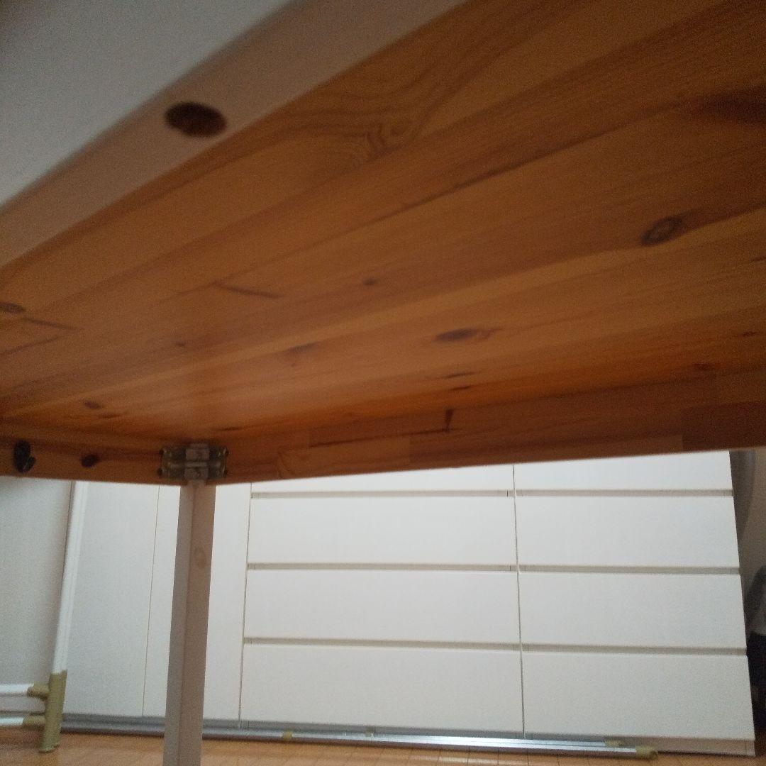 送料込み IKEA パイン材ダイニングテーブル