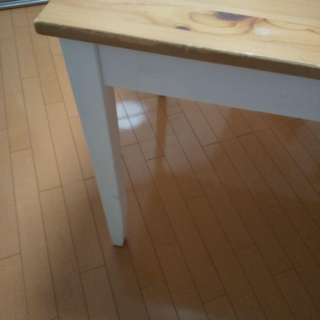 送料込み IKEA パイン材ダイニングテーブル