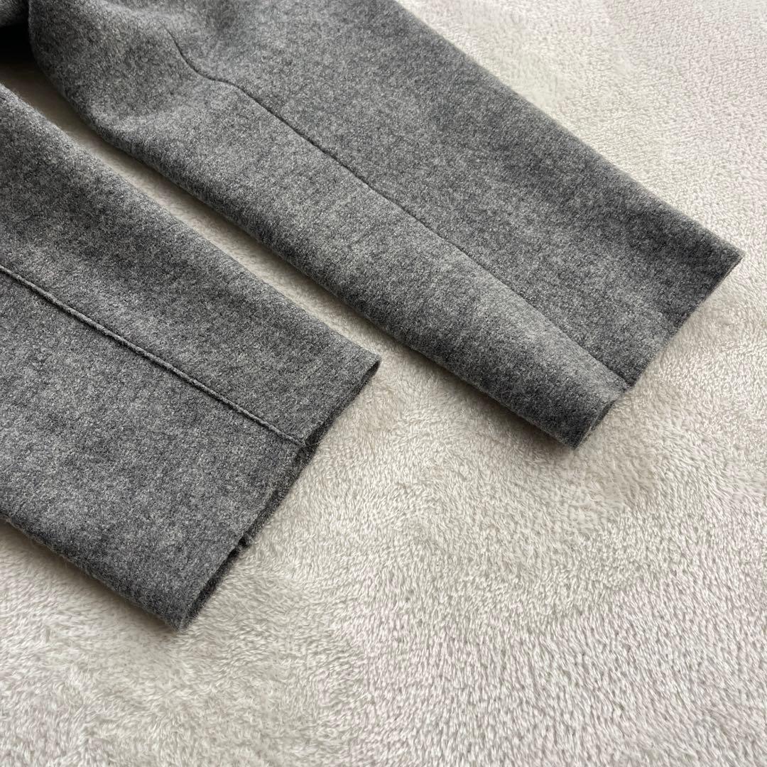 23区 ダブル ロング チェスターコート ベルト 女優襟 イタリア製生地