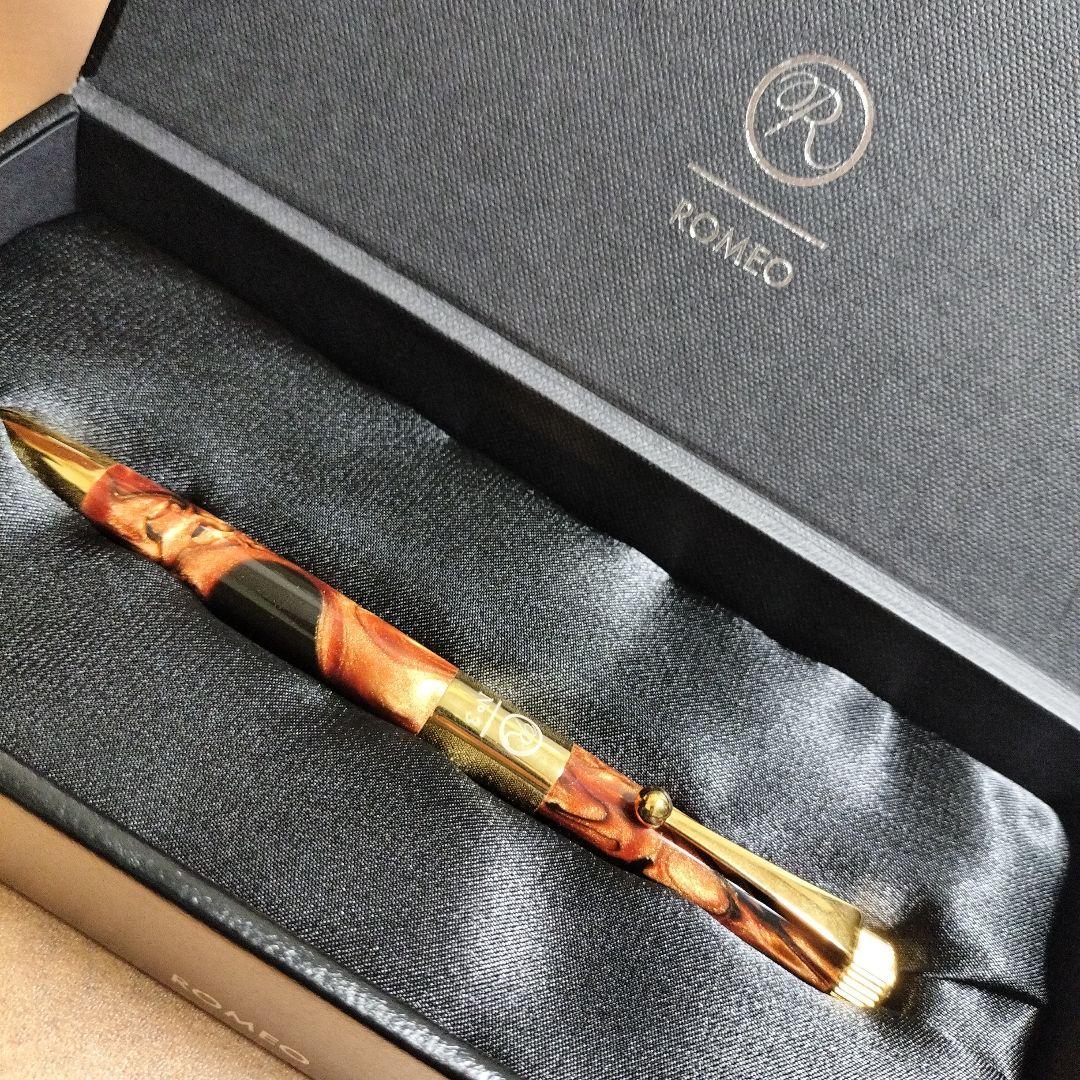 ROMEO ボールペン マーブルデザイン｜銀座伊東屋 ロメオ No.3 細軸