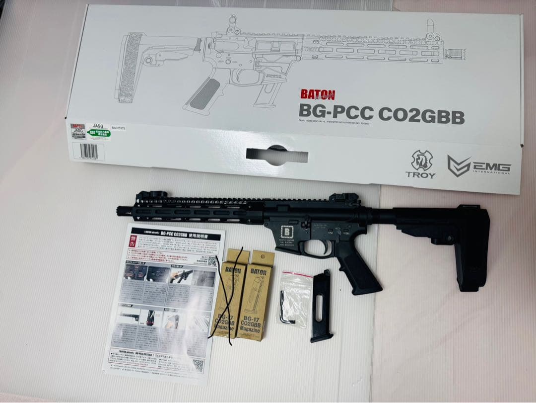 トイガン [ BATON airsoft ]BG-PCC CO2GBB BATON airsoft】BG-PCC CO2GBB（2023年10月下旬頃新発売） – ROCK-et