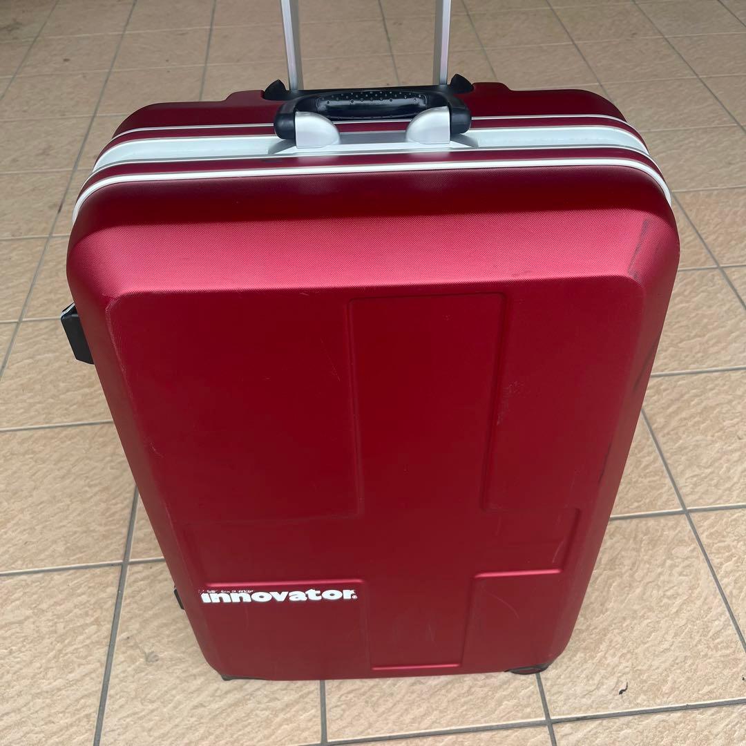 innovator イノベーター キャリーバッグ スーツケース 赤 ワインレッド