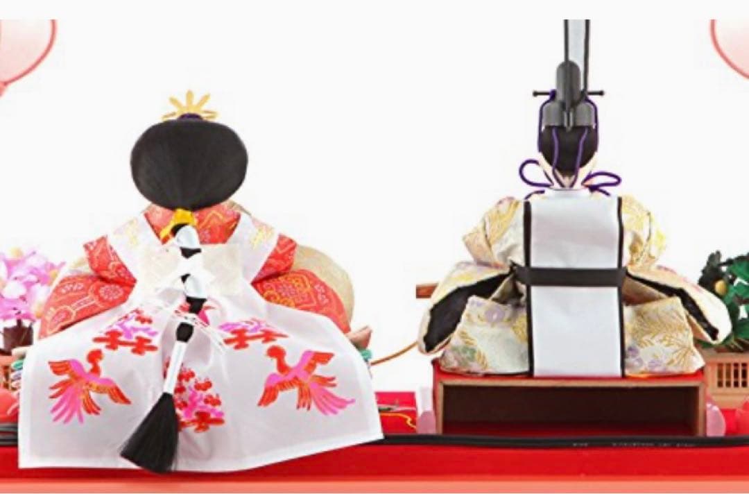 75%OFFセール！【新品本日発送】雛人形 コンパクト ひな人形 ケース飾り