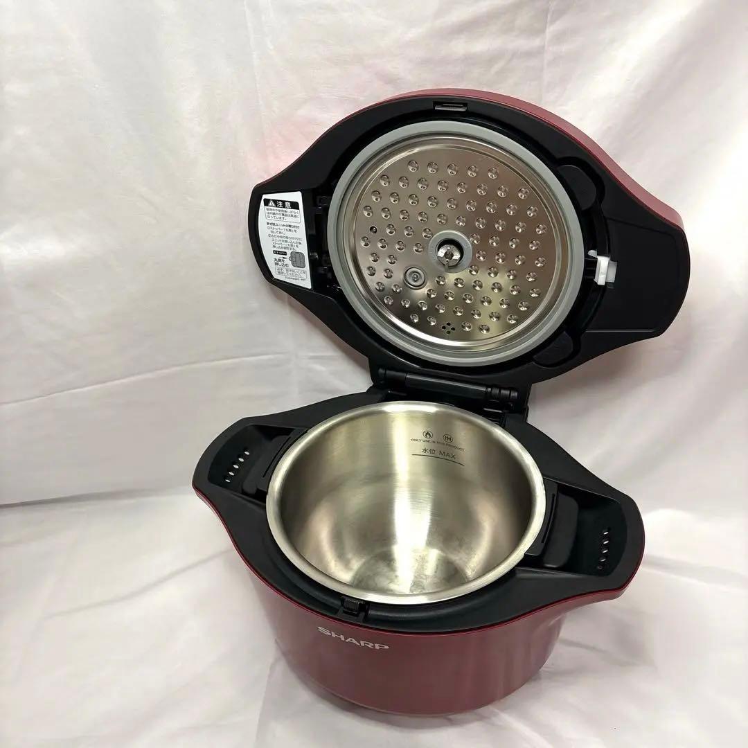 ◎2.4L ヘルシオ ホットクック SHARP KN-HW24E-R 自動調理鍋