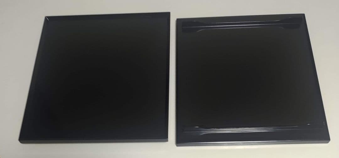 輪島塗　真塗　脚付き会席膳5客セット　　　　塗師 若島量平