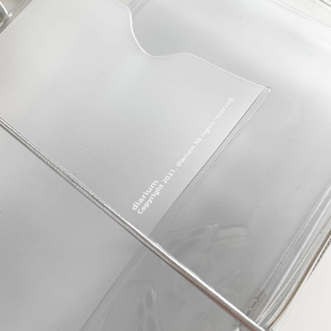 希少 レア 韓国 貯金 バインダー カバー A6 pvc diarium メタル 早い者