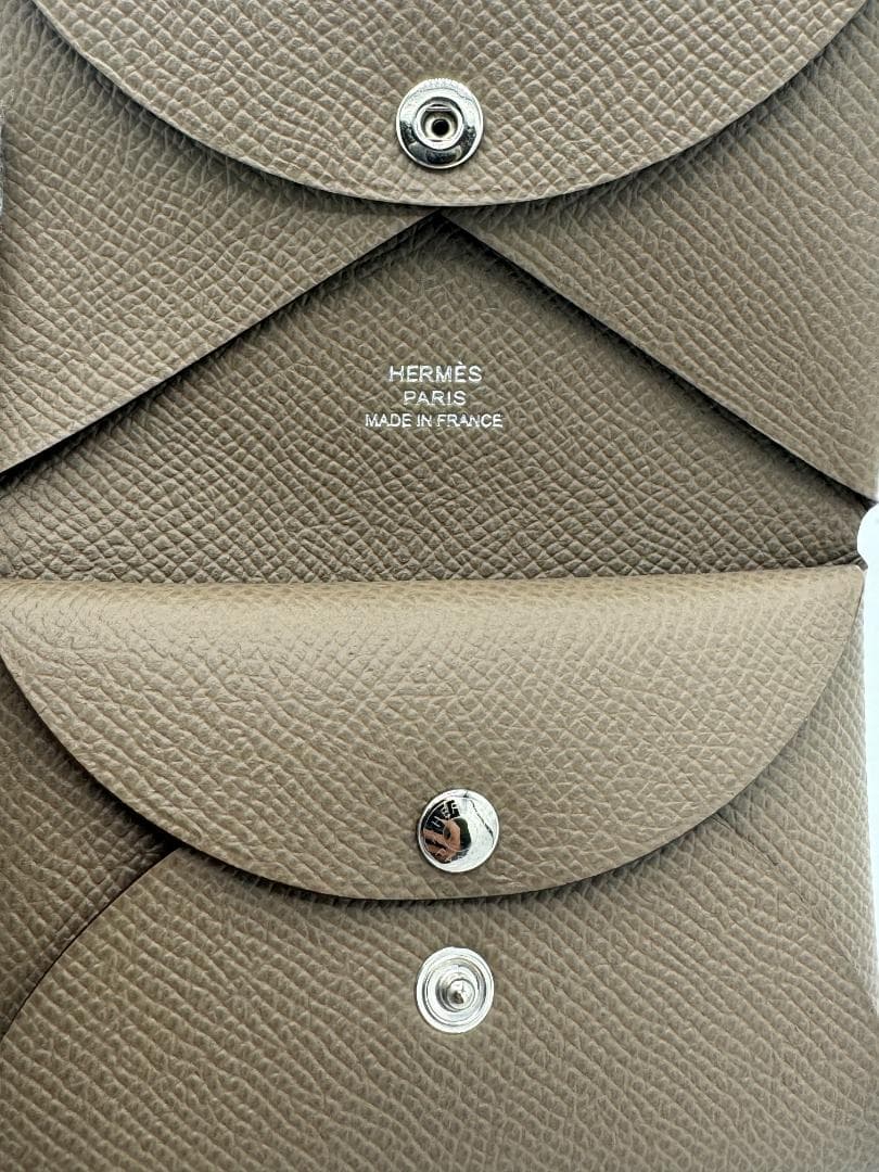 新品未使用/エルメス/HERMES/カルヴィデュオ/エトゥープ【入手困難色】