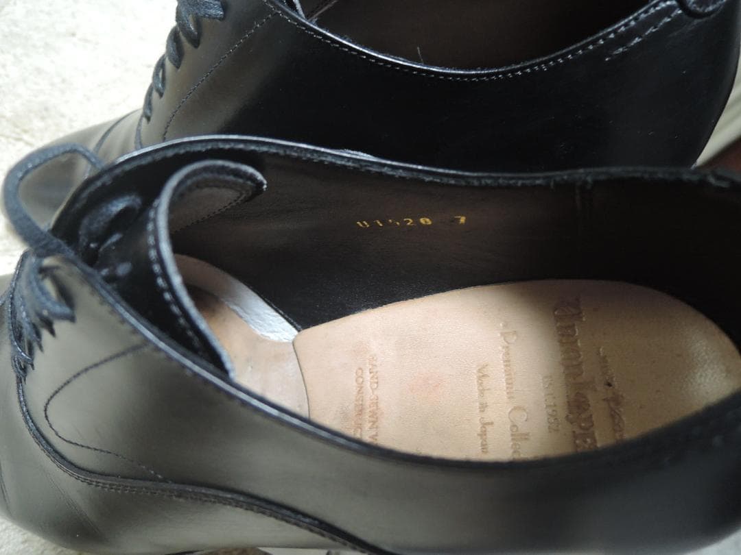 UNION IMPERIAL 内羽根ストレートチップU1520　黒　　美品