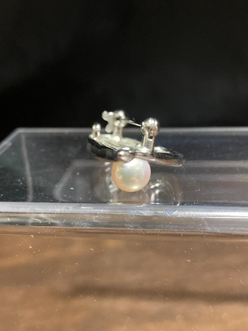 TASAKI タサキ 真珠 パール シルバー ブローチ 1珠 1P 1玉 1粒