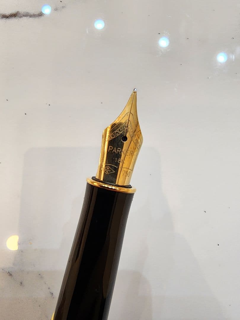 最終価格 Parker SONNET パーカー ソネット 万年筆 赤黒マーブル