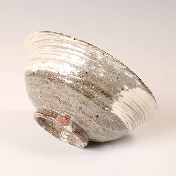 茶碗　祥雲　刷毛目平茶碗　久田宗匠書付　【茶道具・陶器】