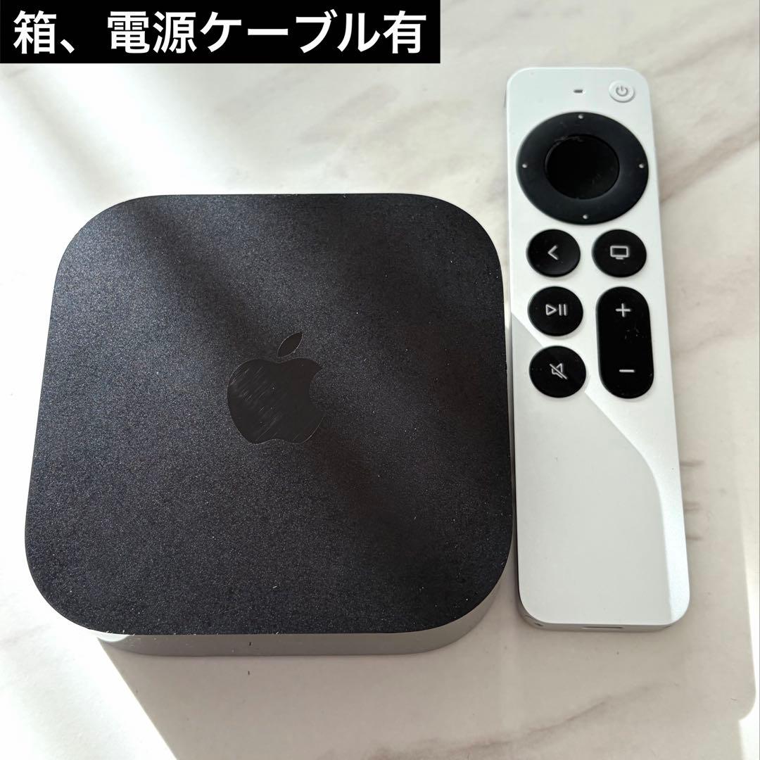本体AppleTV 4K (第3世代) 64GB Wi-Fi モデル Apple TV 4K 第3世代 64GBストレージ搭載 Wi‑Fiモデル Apple TV 4K