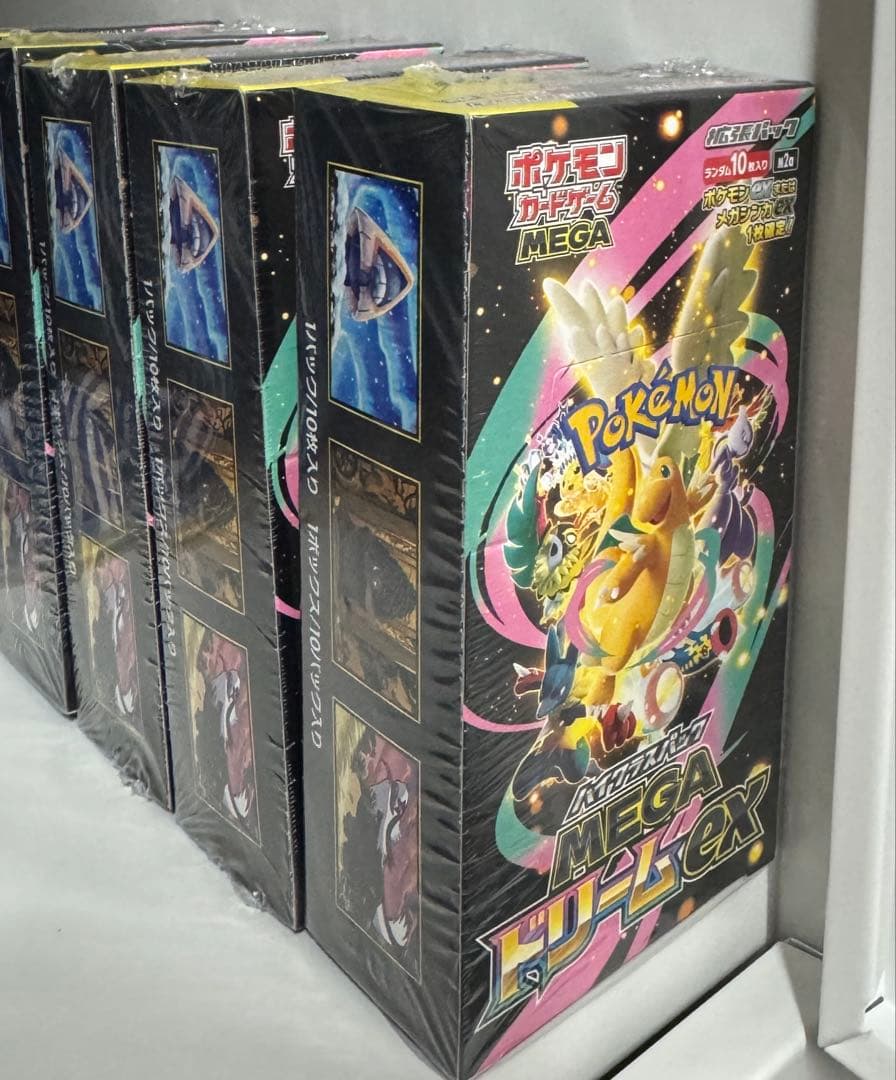 ポケモンカード メガドリームex 4BOX シュリンク付き