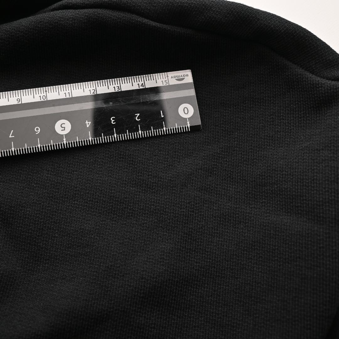 m*9様 A.P.C. アーペーセー ロゴ スウェットパーカー XL ブラック