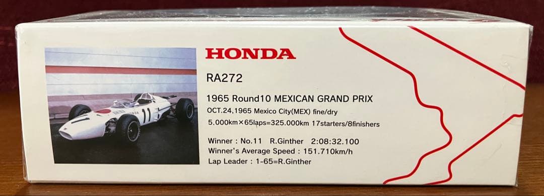 新品未開封60周年記念 限定モデル 1/43 RA272 Hondaホンダ