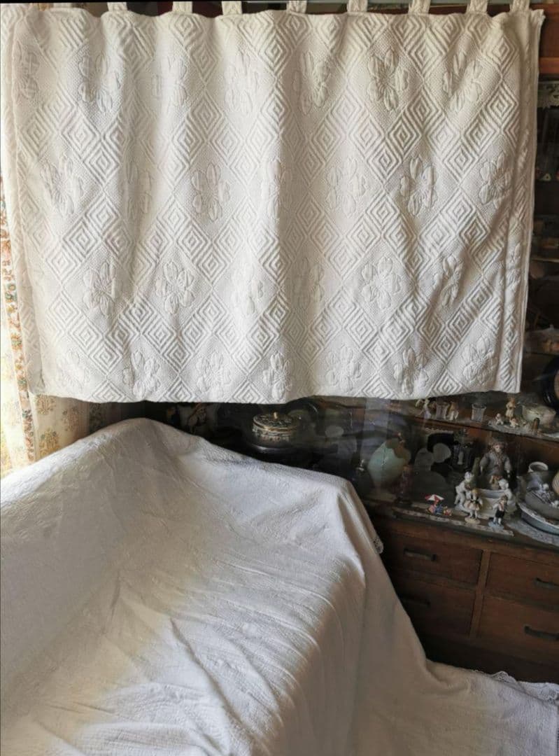 アンティーク ピケドプロヴァンス 桜モチーフ リバーシブルふっくら