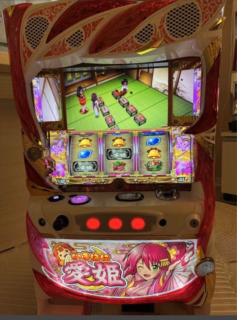 パチスロ実機 6号機 いろはに愛姫 不要機つき パチスロ実機 6号機 いろはに愛姫 コイン不要機つき - メルカリ