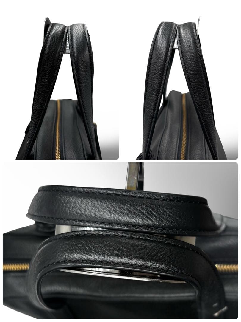 【美品】コールハーン　2way ショルダーバッグ　ハンド　レザー　斜め掛け　金具