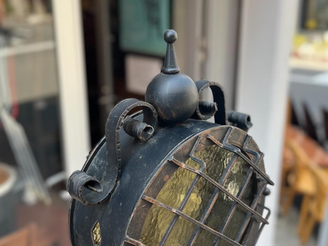 1点モノ☆アンティーク風／フロアランプ／街灯風／スチームパンク