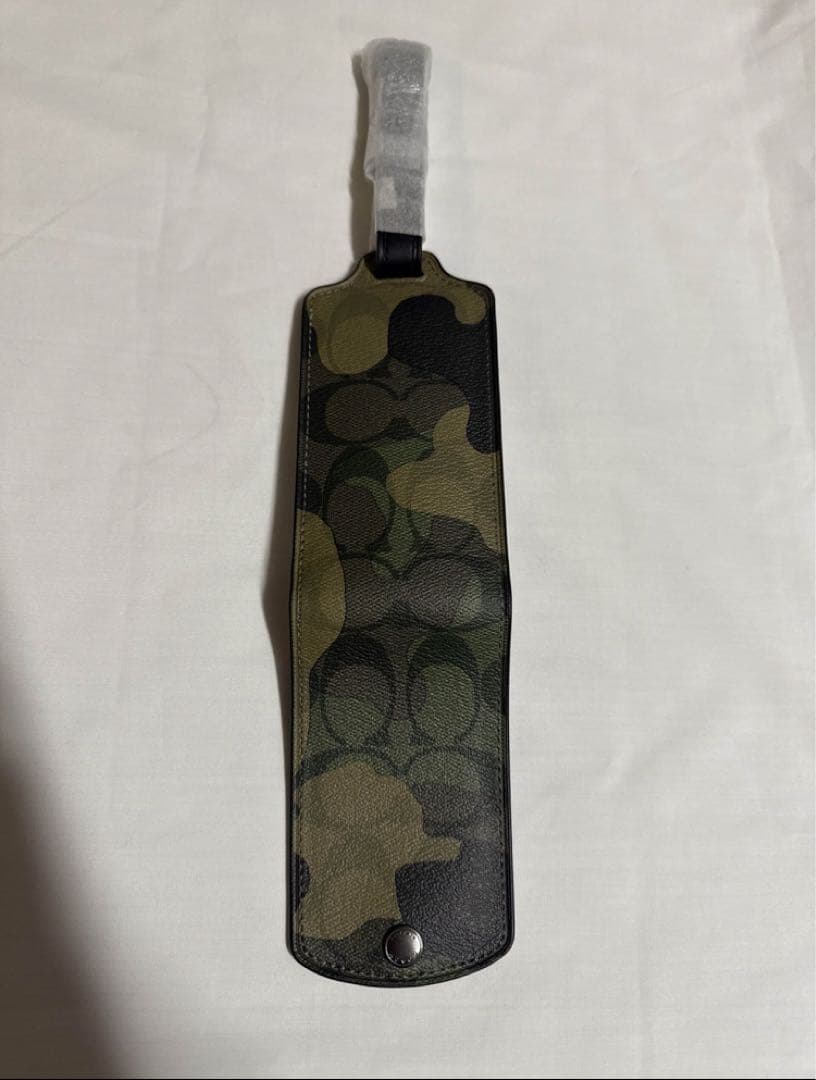 特価☘️コーチ COACH ネームタグ シグネチャー ラゲッジタグ グリーン