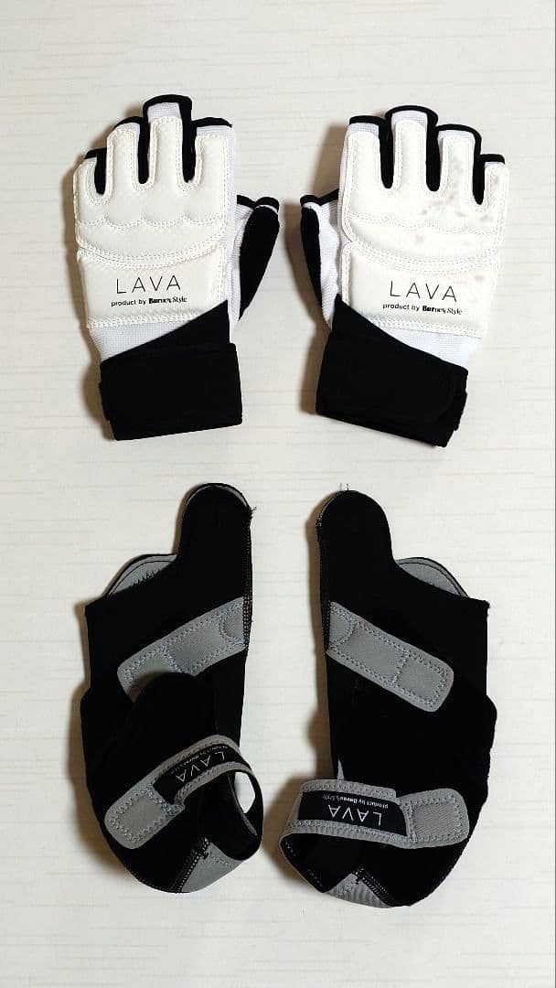 LAVA ボクシンググローブ シューズ Mサイズ ホワイト/ブラック - メルカリ