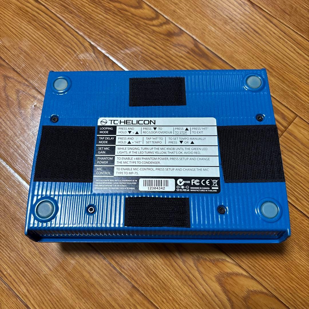 TC HELICON VOICELIVE play ボーカルエフェクター