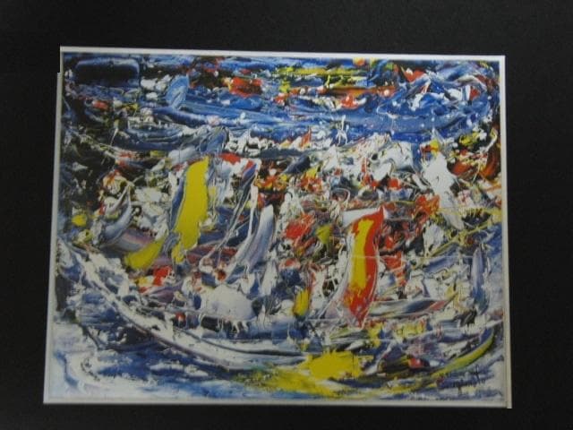 杉本ひろみ、【港の祭典（夢彩）】、希少な額装用画集より