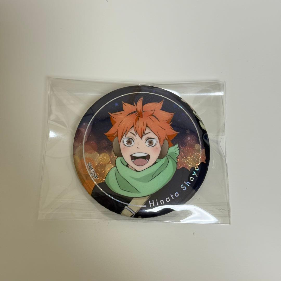 ハイキュー!! コスモワールド 缶バッジ 日向 - メルカリ