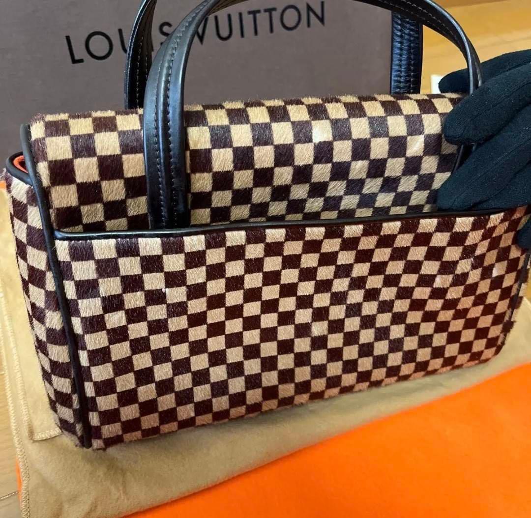 LOUIS VUITTON ダミエ　ソバージュハンドバッグ