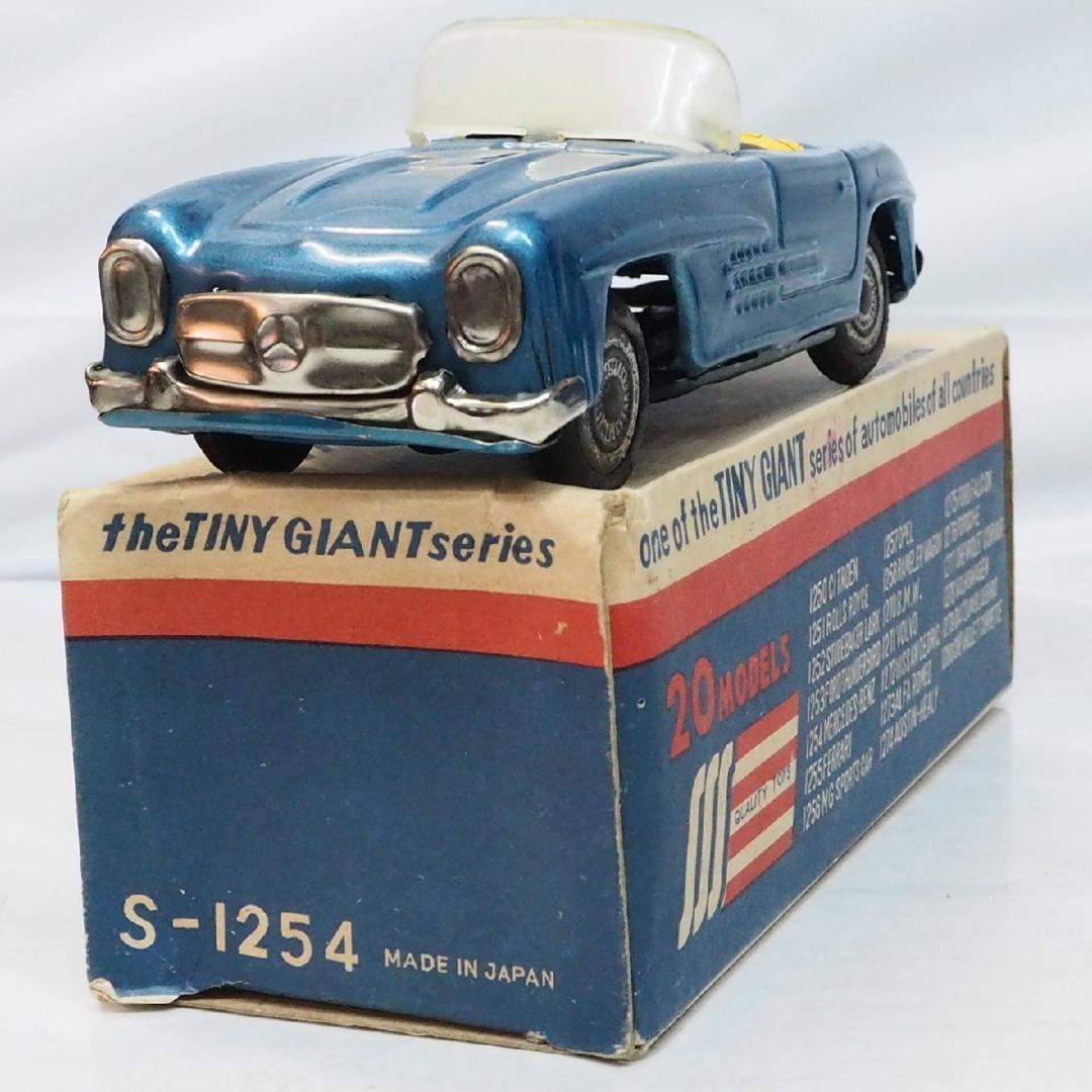 TANY GIANTメルセデスベンツ300SL青Bブリキtin箱付toy car